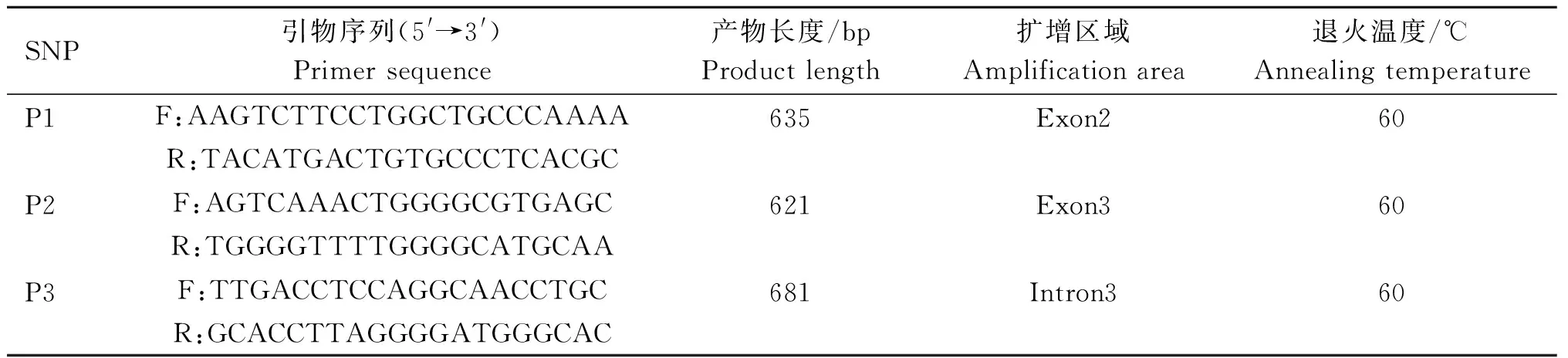 Wnt3a基因多态性与崇仁麻鸡皮肤毛囊性状相关性研究