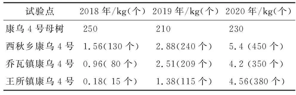 泡核桃优良品种康乌4号的选育研究