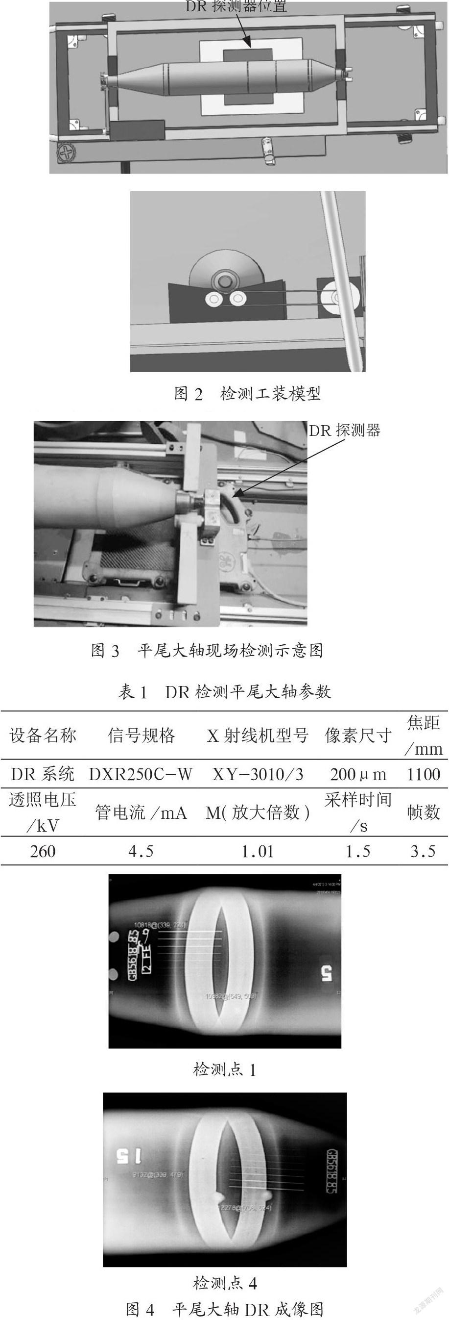 数字射线在某型机平尾大轴自动化检测中的应用