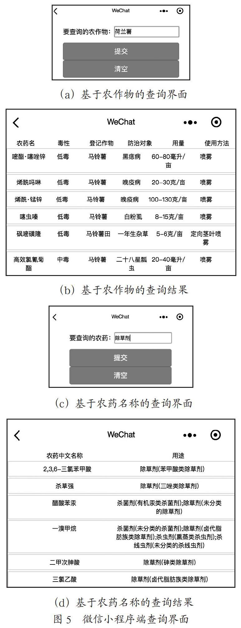 基于微信小程序的智慧农药信息管理系统的研究与实现