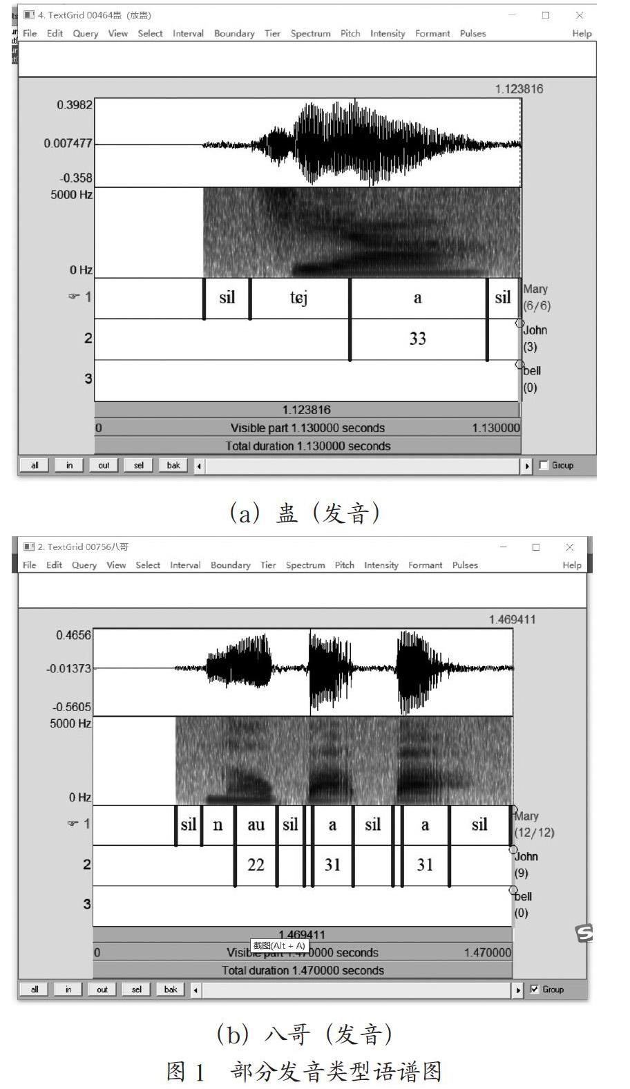 贵州省中部苗语音素边界检测方法研究