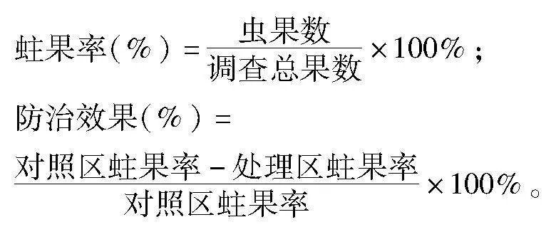 10种杀虫剂对桃小食心虫防治效果评价
