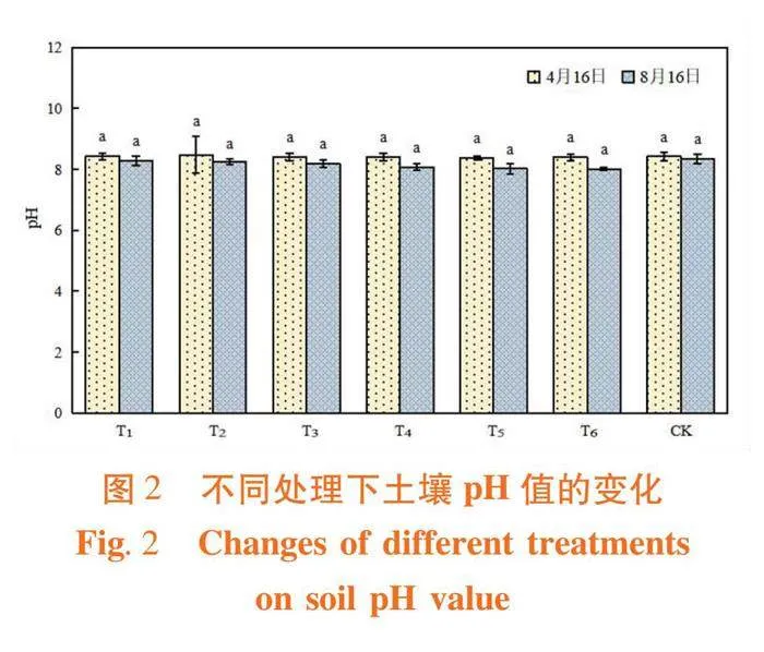 甜玉米不同生育期施用改良剂组合对其产量及河西走廊次生盐碱化土壤性质的影响