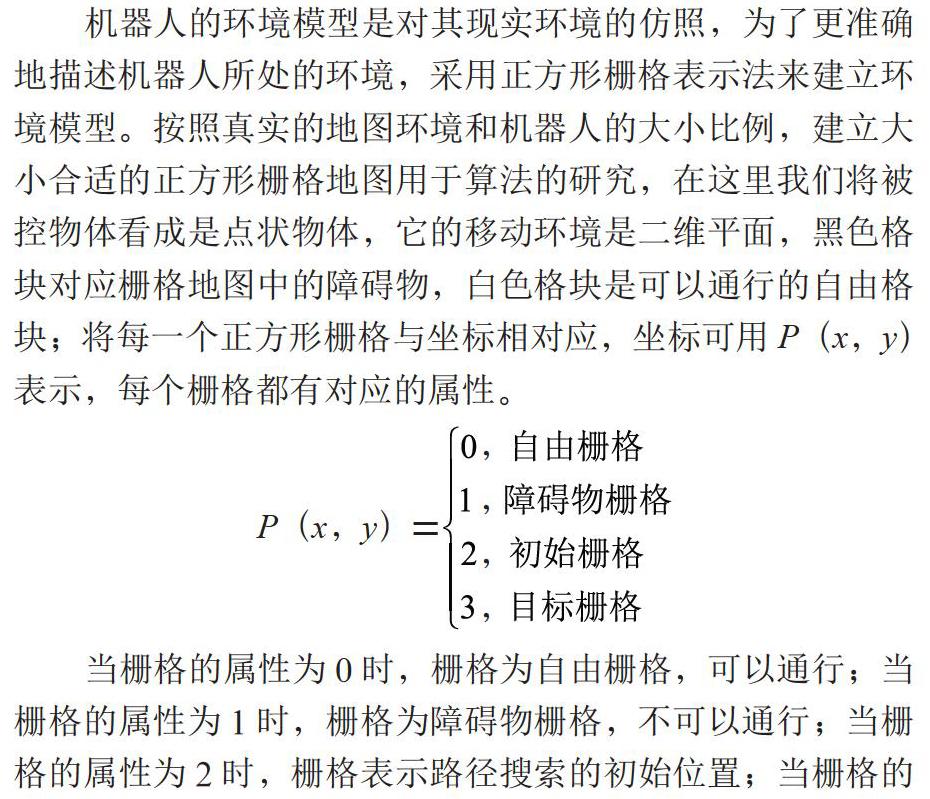 基于改进A*算法的机器人路径搜索的研究