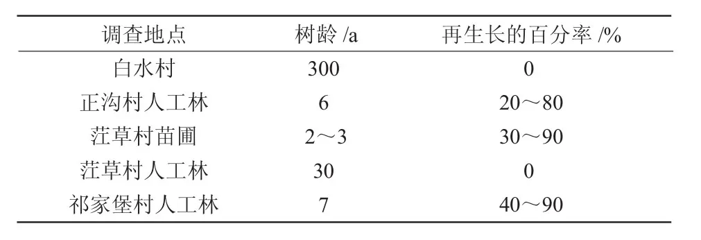 辽东山区红松再生长的研究*