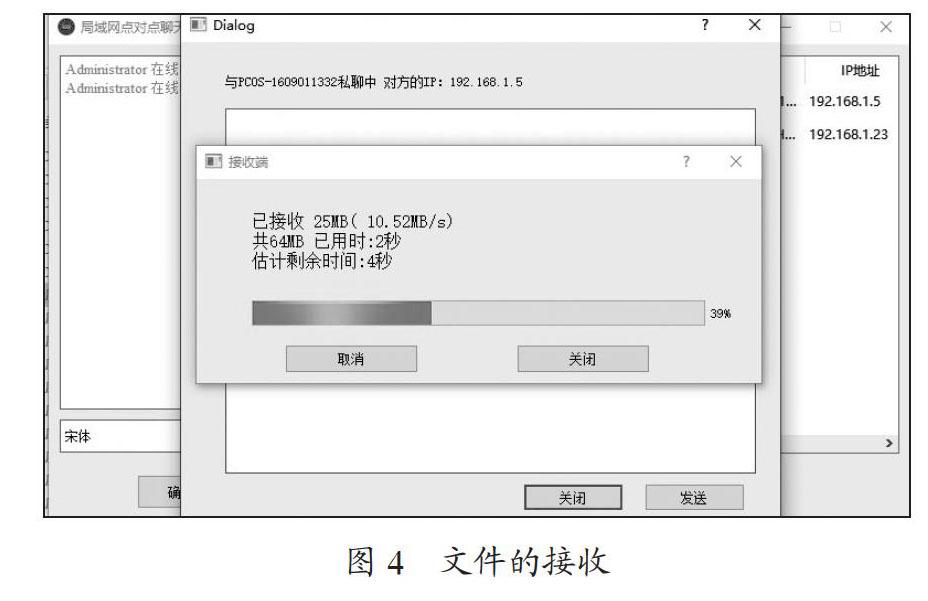 一款局域网通信软件的设计与实现