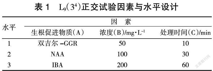 东北地区野生花木蓝嫩枝扦插技术研究