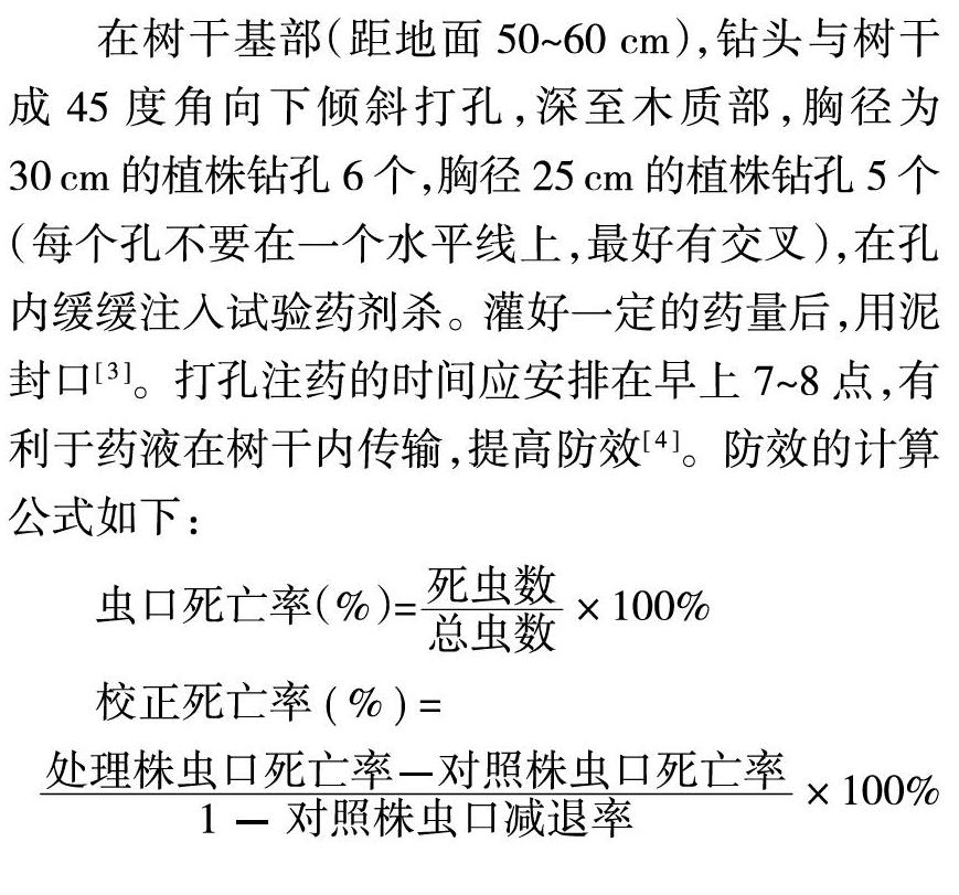 鲁南地区园林植物光肩星天牛的发生与防治研究