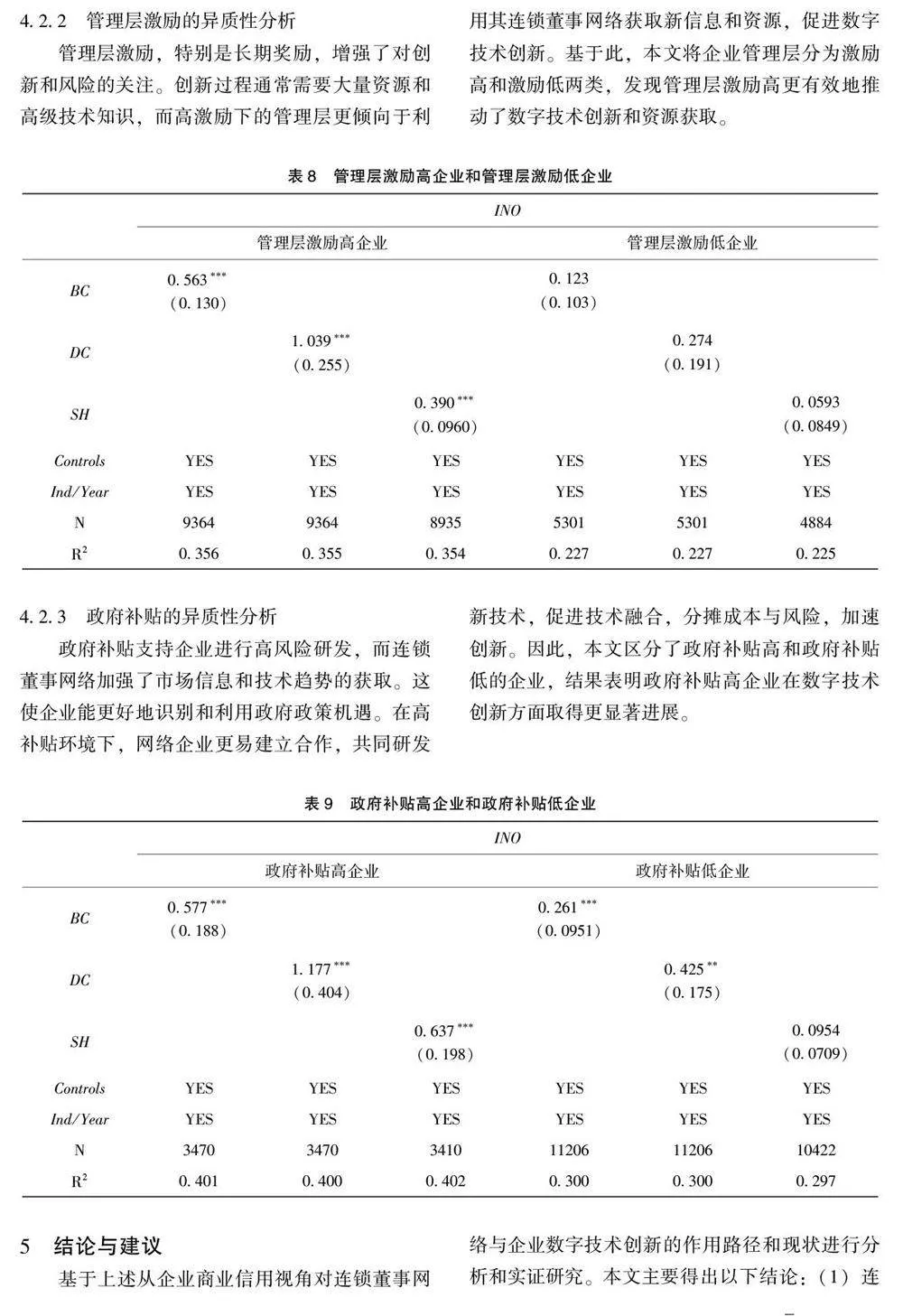 连锁董事网络、商业信用与数字技术创新