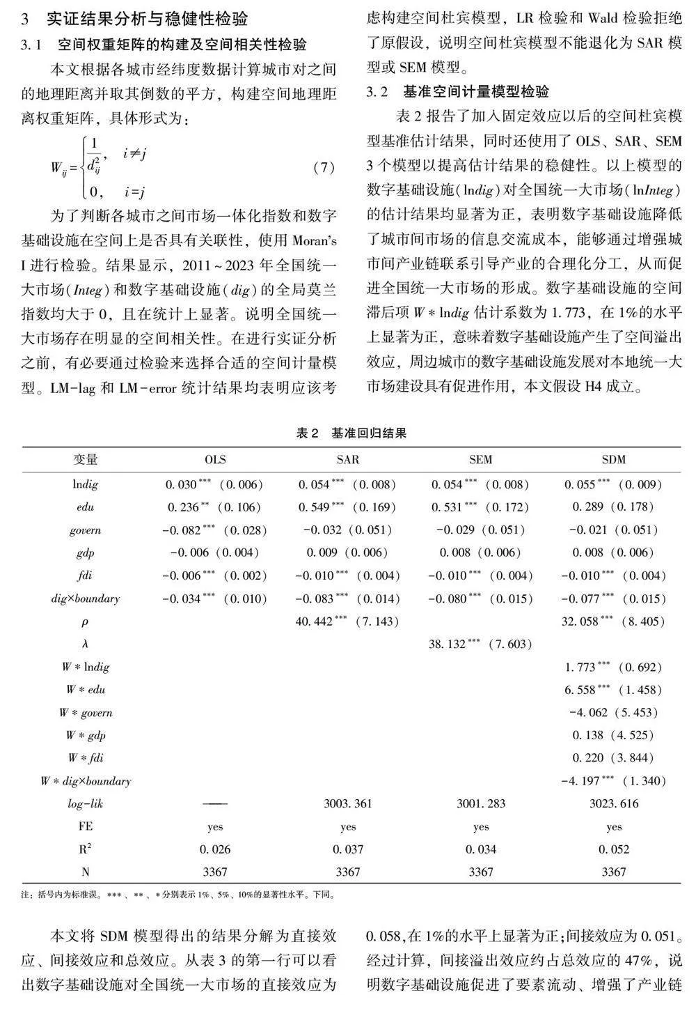 数字基础设施、产业链协同与全国统一大市场