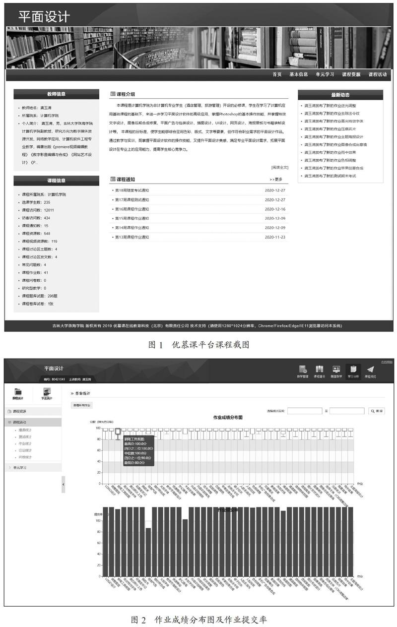 “平面设计”课程混合教学应用的探索与实践