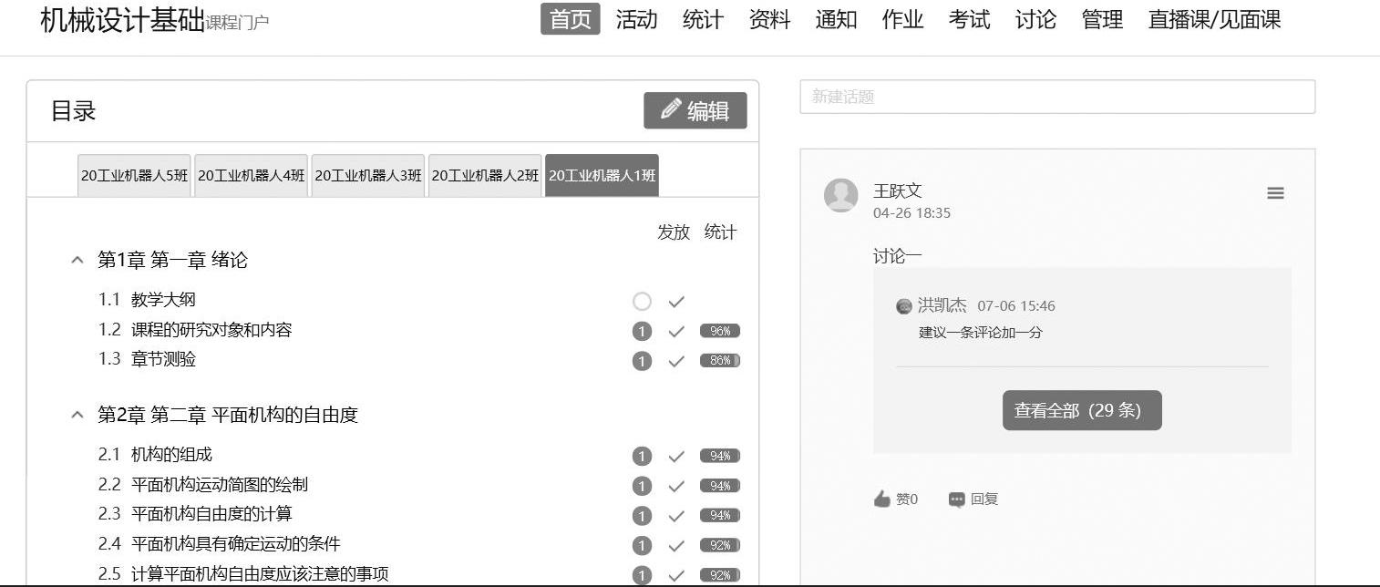 基于学习通平台对线上线下混合式教学探索