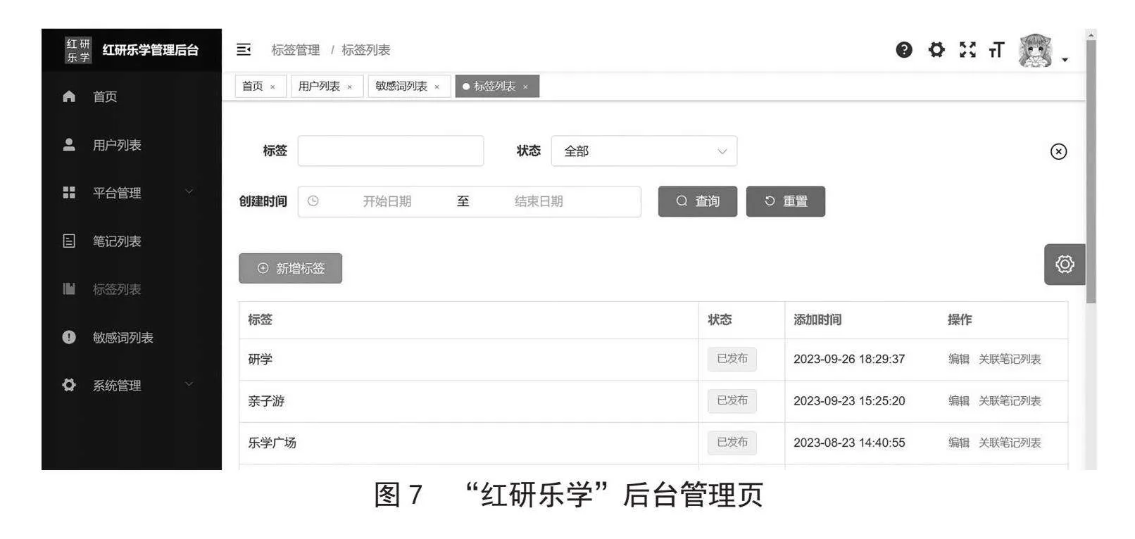 基于微信小程序的“红研乐学”亲子研学平台设计与实现