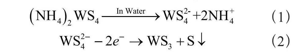 电化学沉积WS3薄膜及其忆阻特性研究