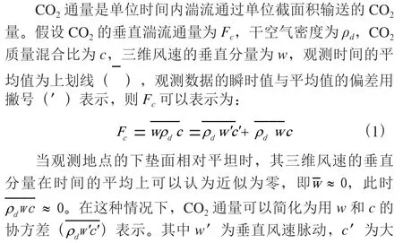 基于涡度相关法的森林生态系统碳通量观测研究